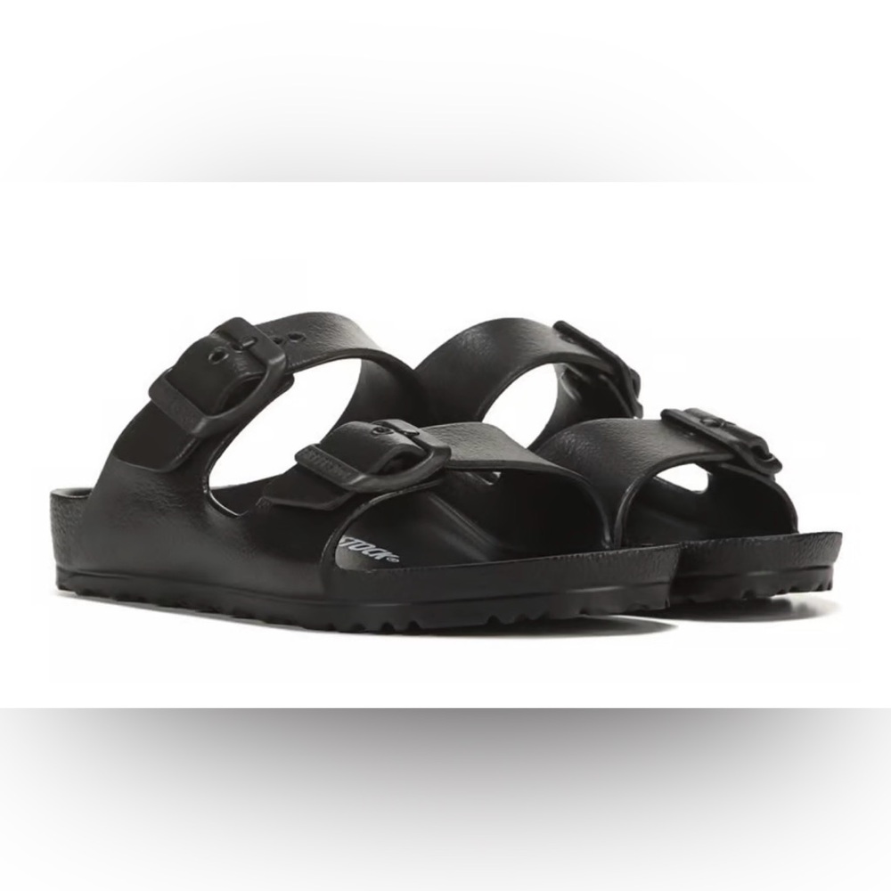 Birkenstock Arizona Black Kids Two-Strap EVA Slides Sandals Size 31